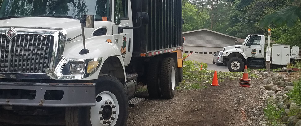 MC Tree Removal Trucks with Bucket Tree Removal , Professional Tree Services, Brighton, MI